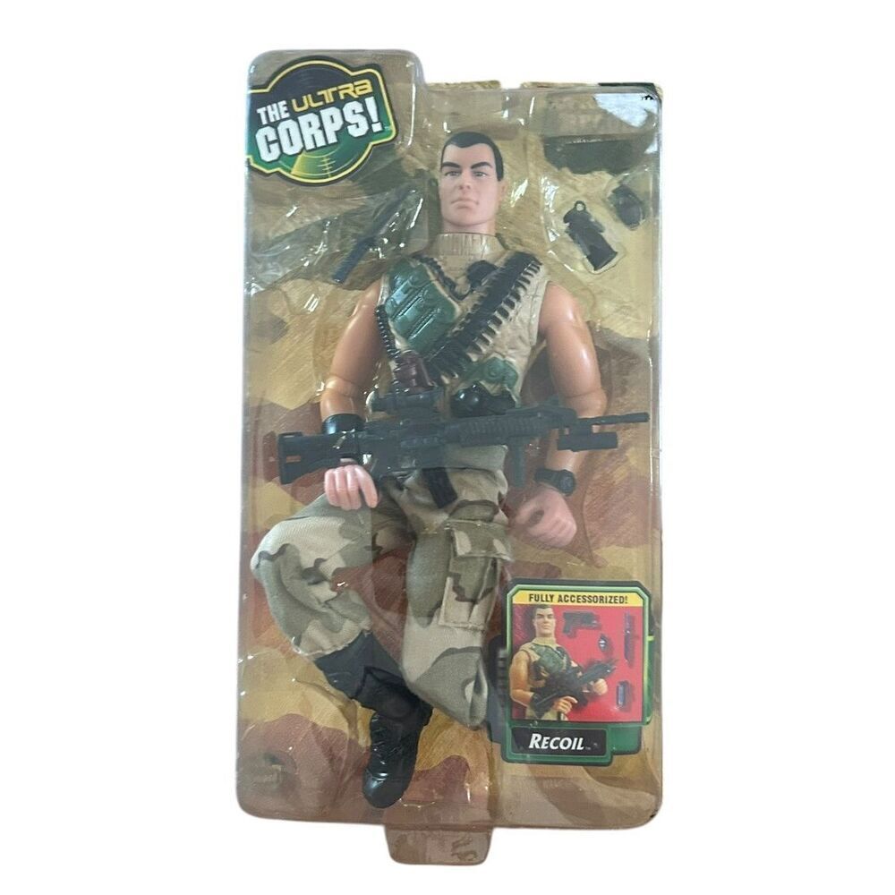 The Ultra Corps Recoil Lanard 2004 action recon with extra weapons NOS